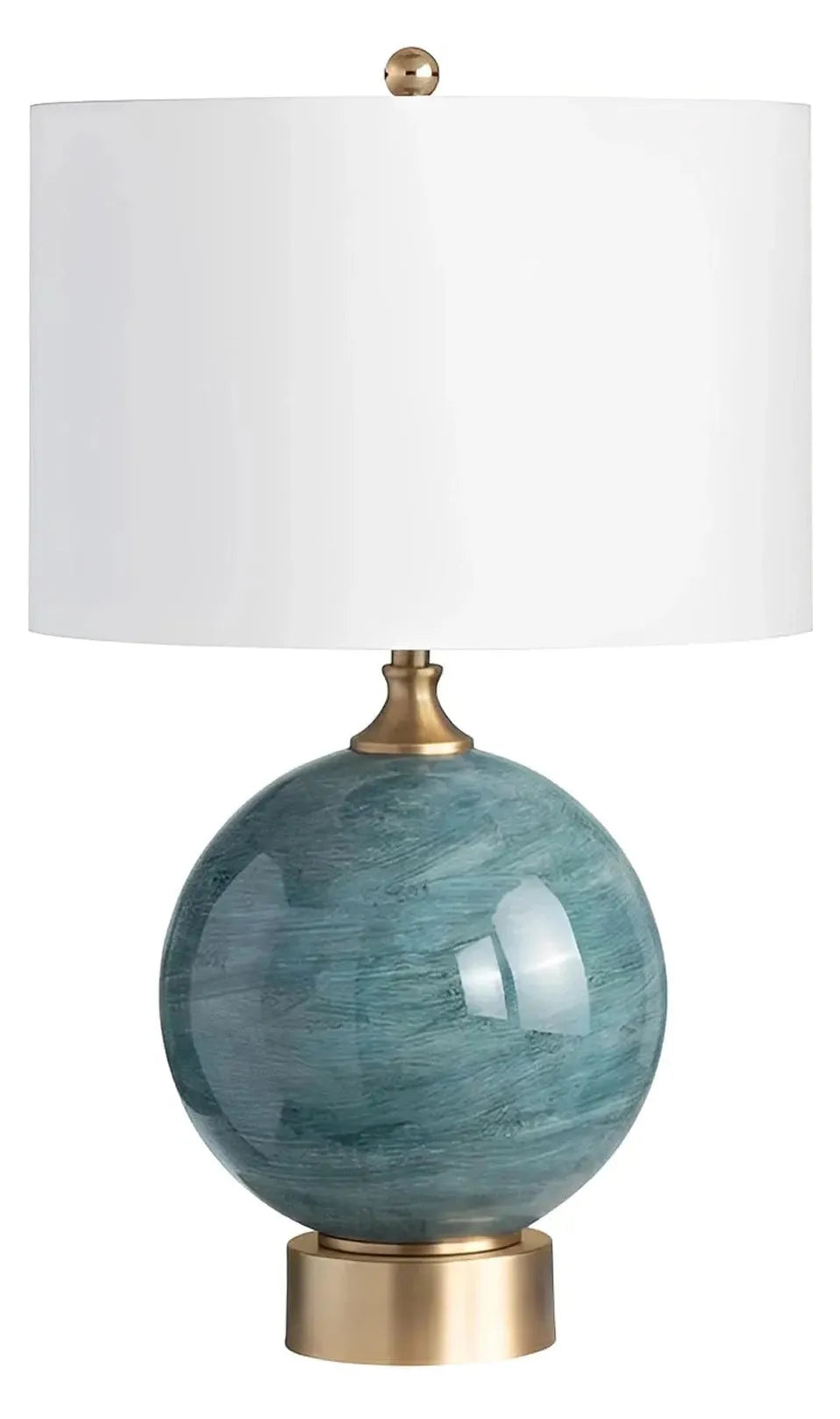 Maia of Foxboro Table Lamps (2-Pack), Green, Transitional