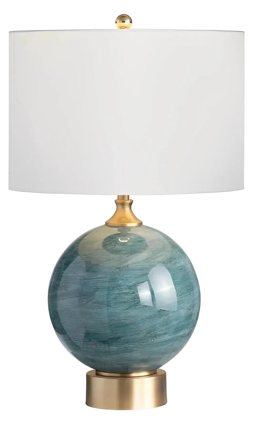Maia of Foxboro Table Lamps (2-Pack), Green, Transitional