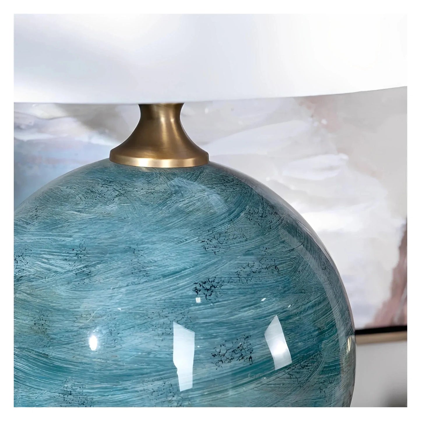 Maia of Foxboro Table Lamps (2-Pack), Green, Transitional