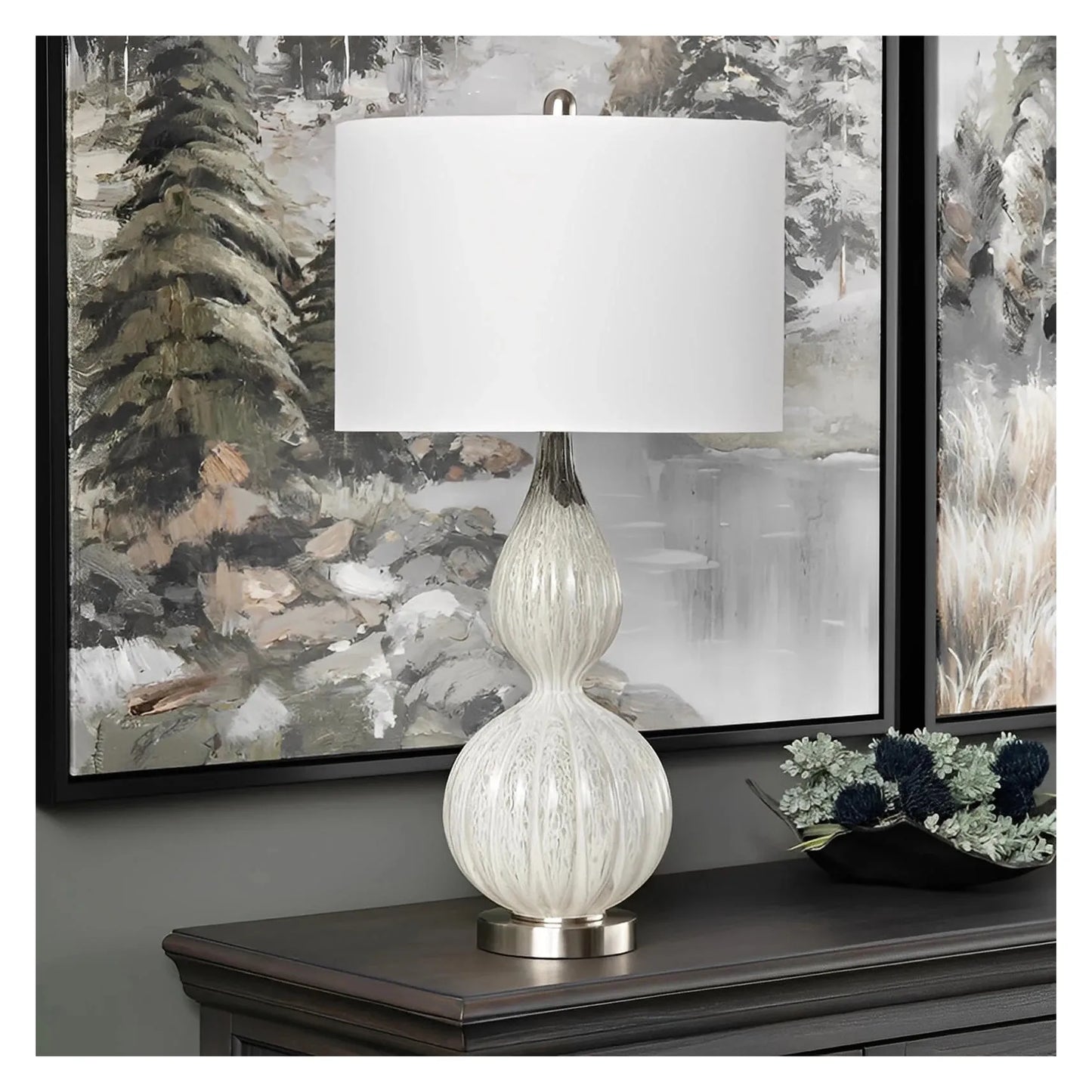 Zosma of Old Orchard Table Lamps (2-Pack), Cream, Transitional