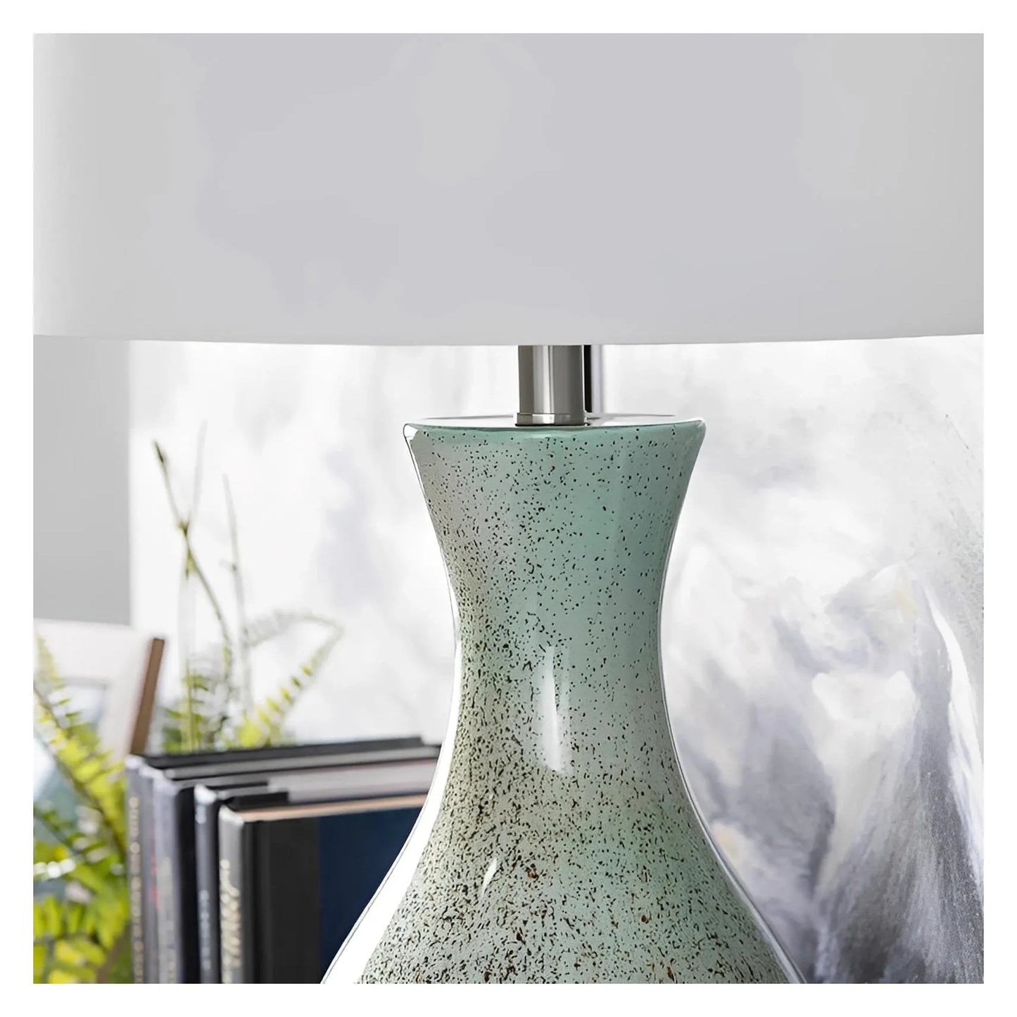 Albireo of Greenwich Table Lamps (2-Pack), Green, Transitional