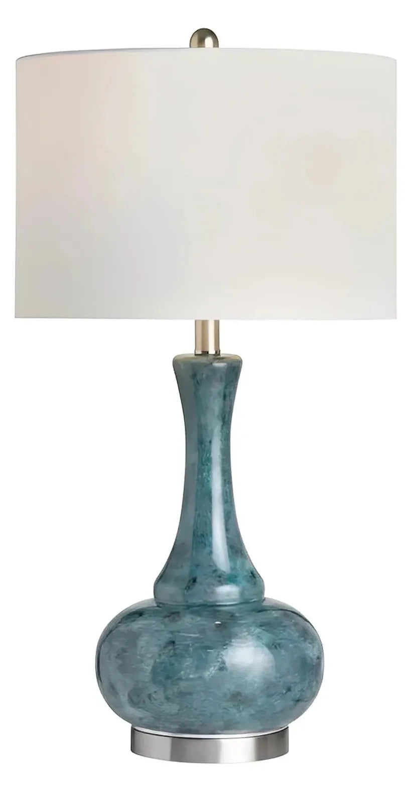 Rasalhague of Stillwater Table Lamps (2-Pack), Green, Transitional