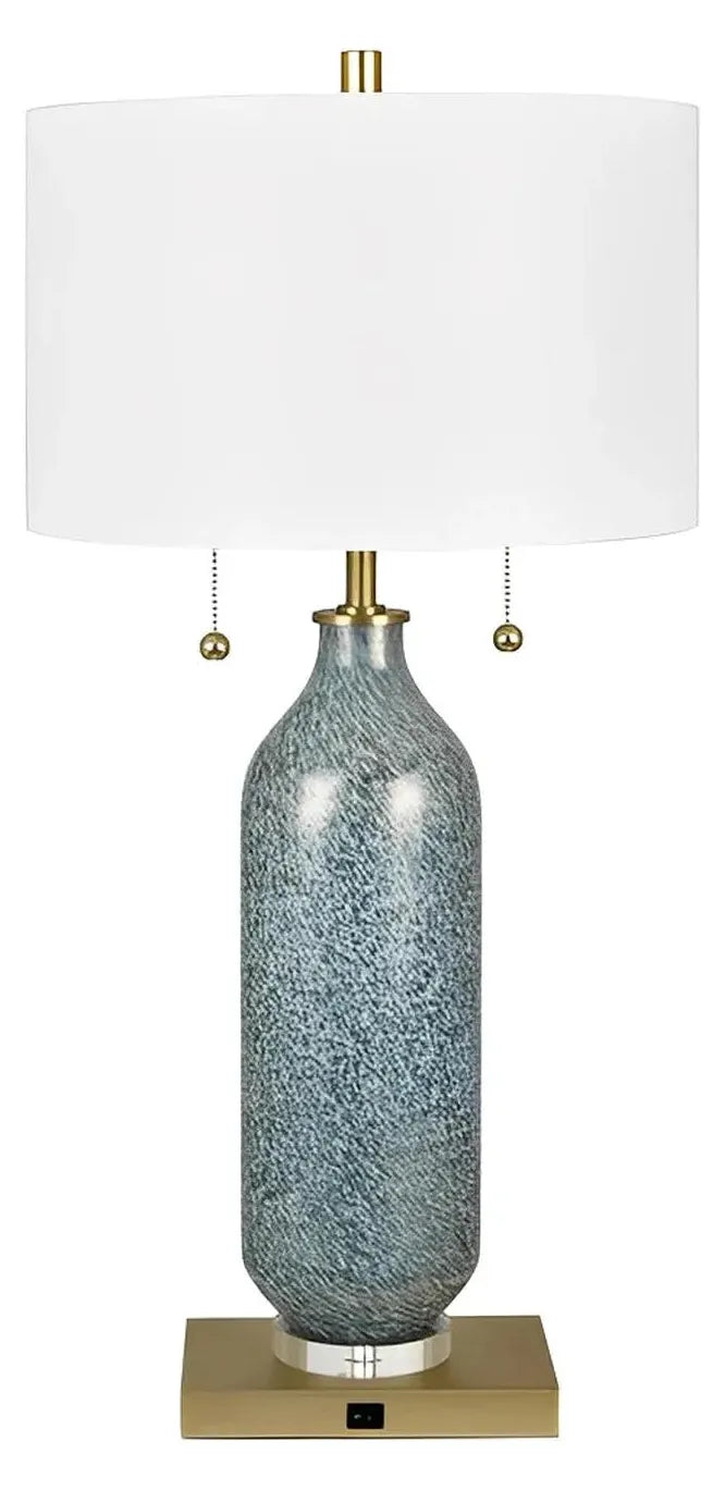 Talitha of Marblehead Table Lamps (2-Pack), Blue, Transitional