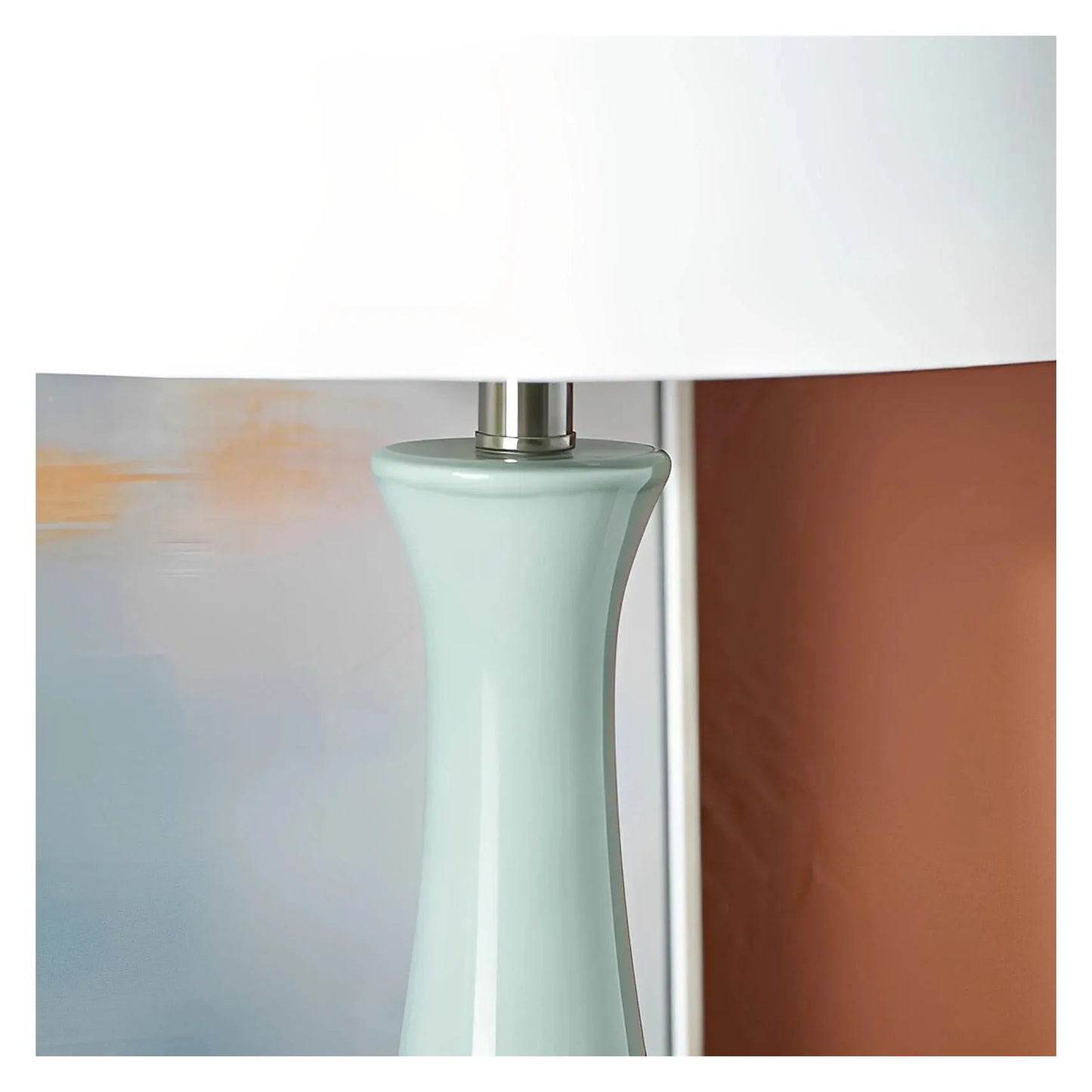 Saida of Montpelier Table Lamps (2-Pack), Green, Transitional