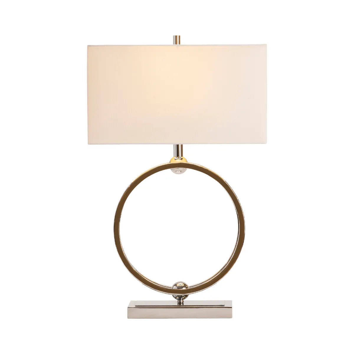 Scheat of Kennebec Bay Table Lamps (2-Pack), Silver, Contemporary