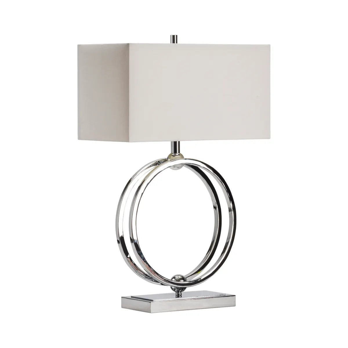Scheat of Kennebec Bay Table Lamps (2-Pack), Silver, Contemporary