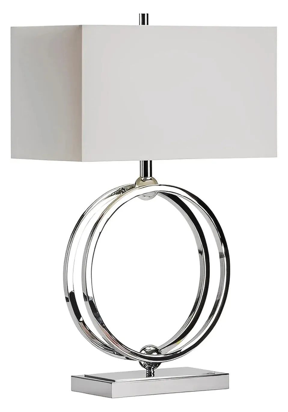 Scheat of Kennebec Bay Table Lamps (2-Pack), Silver, Contemporary