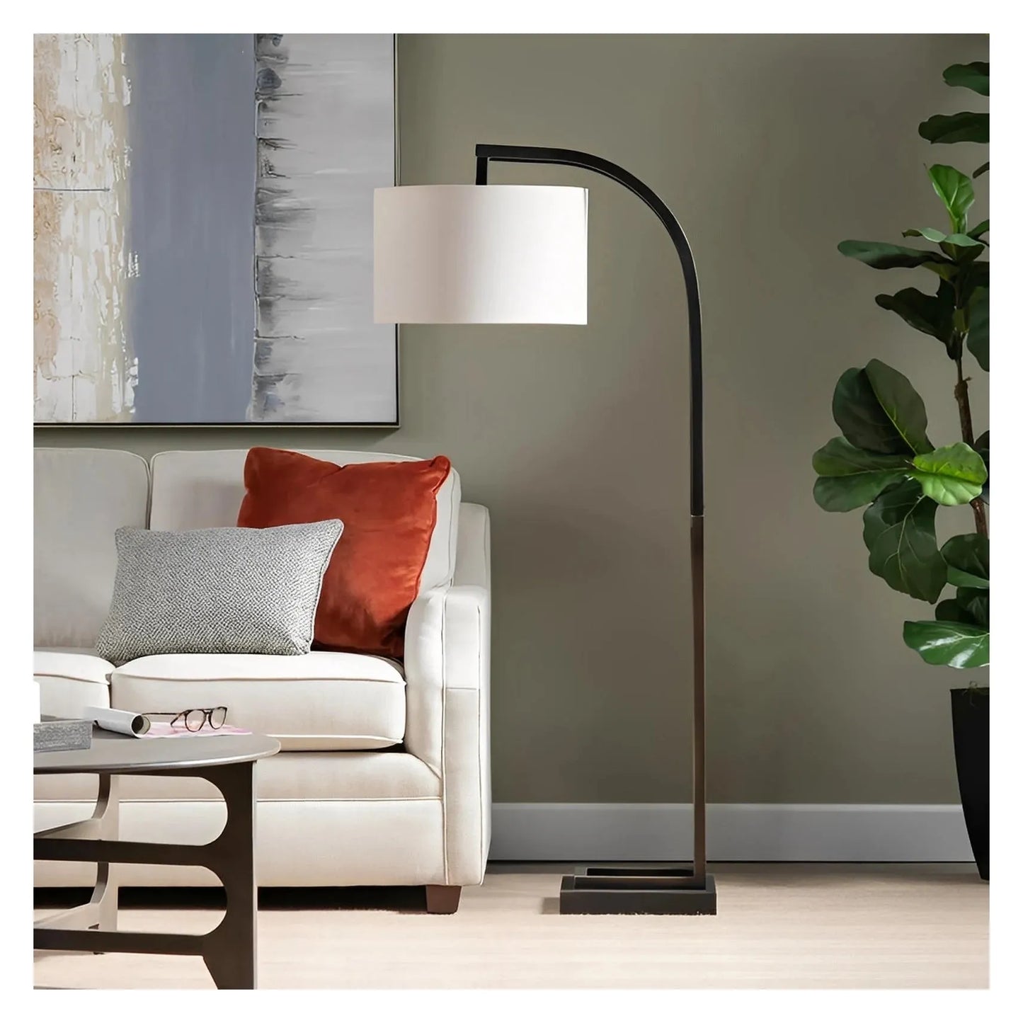 Antares of Stillwater Floor Lamp, Bronze, Transitional