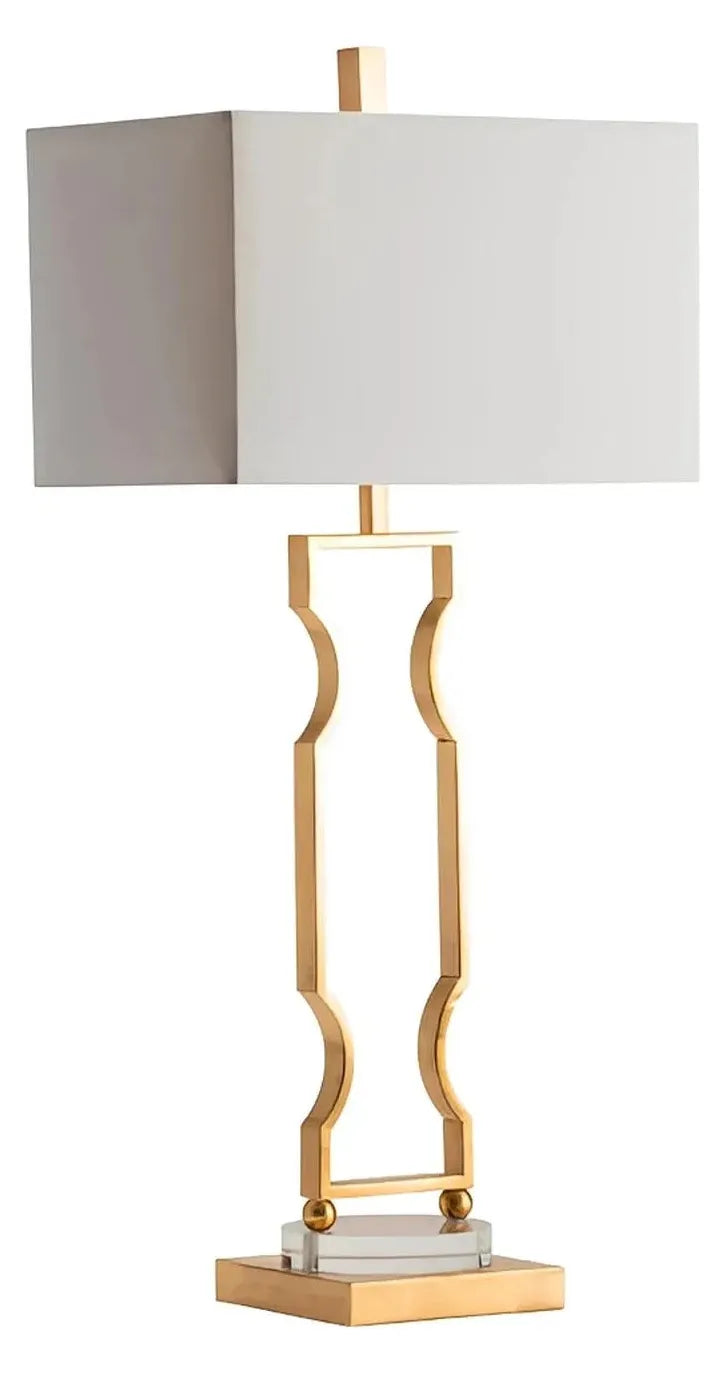 Mintaka of Bennington Table Lamps (2-Pack), Gold, Traditional