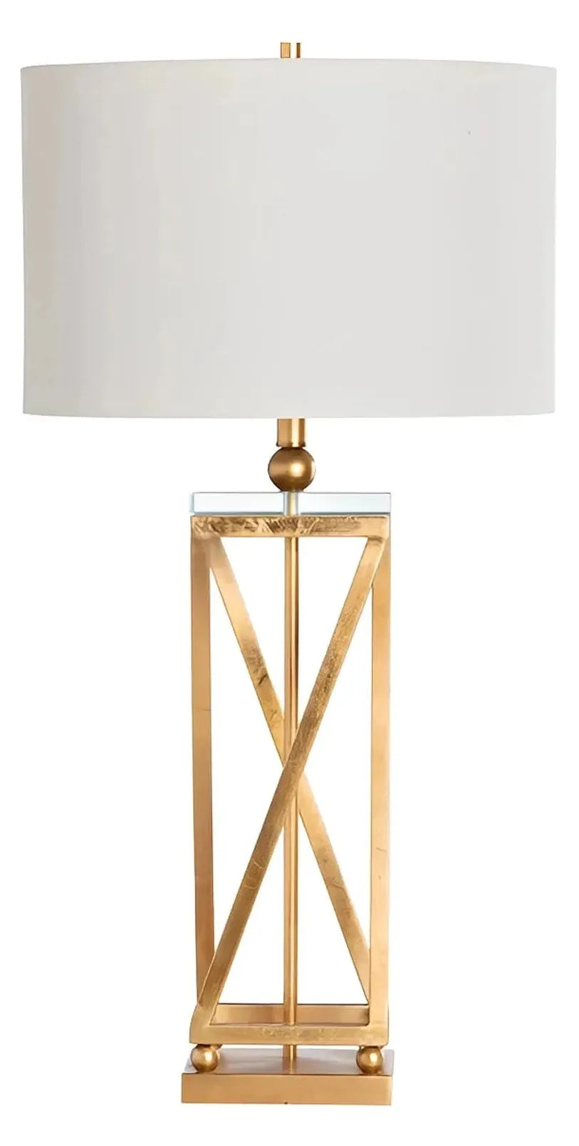 Alderamin of Cedar Hill Table Lamps (2-Pack), Gold, Transitional