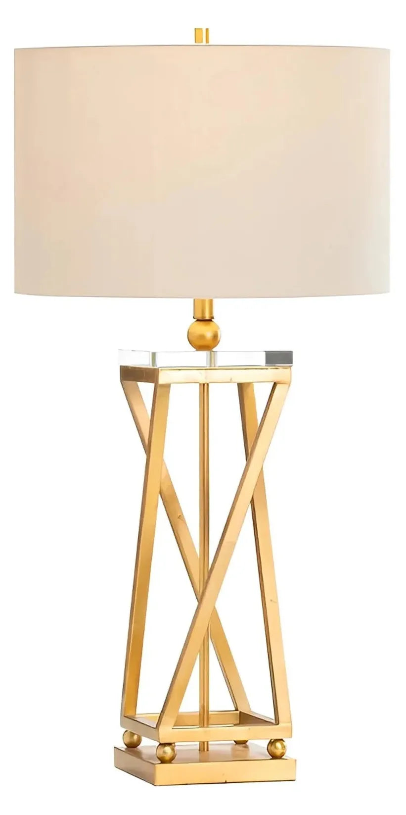 Alderamin of Cedar Hill Table Lamps (2-Pack), Gold, Transitional