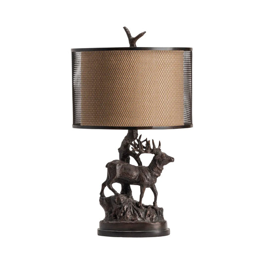 Pavo of Newport Table Lamps (2-Pack), Bronze, Rustic