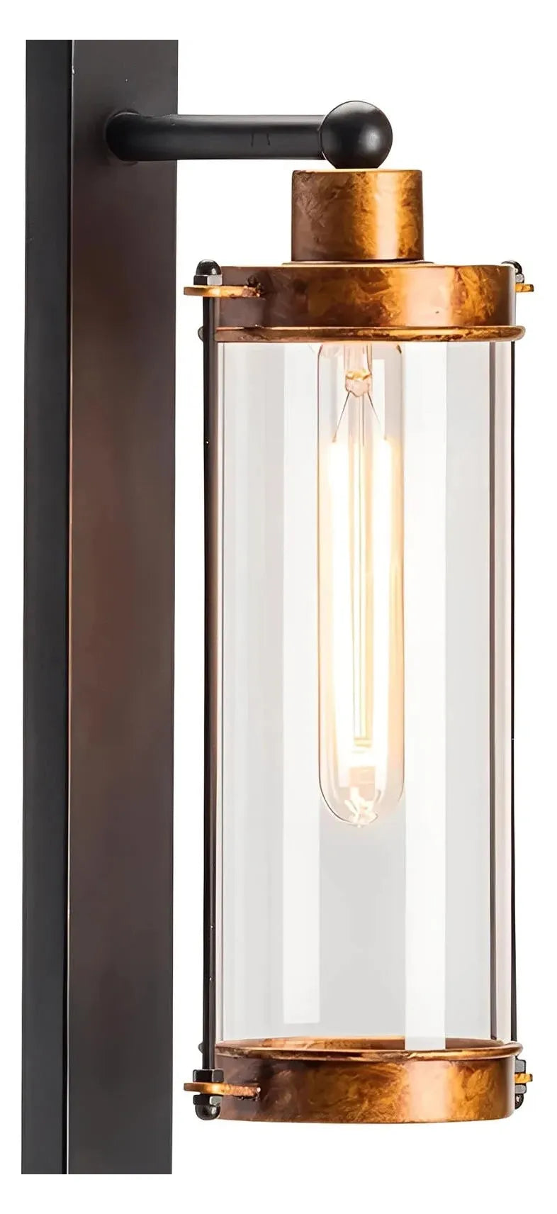 Alpheratz of Cape Ann Table Lamps (2-Pack), Black, Rustic