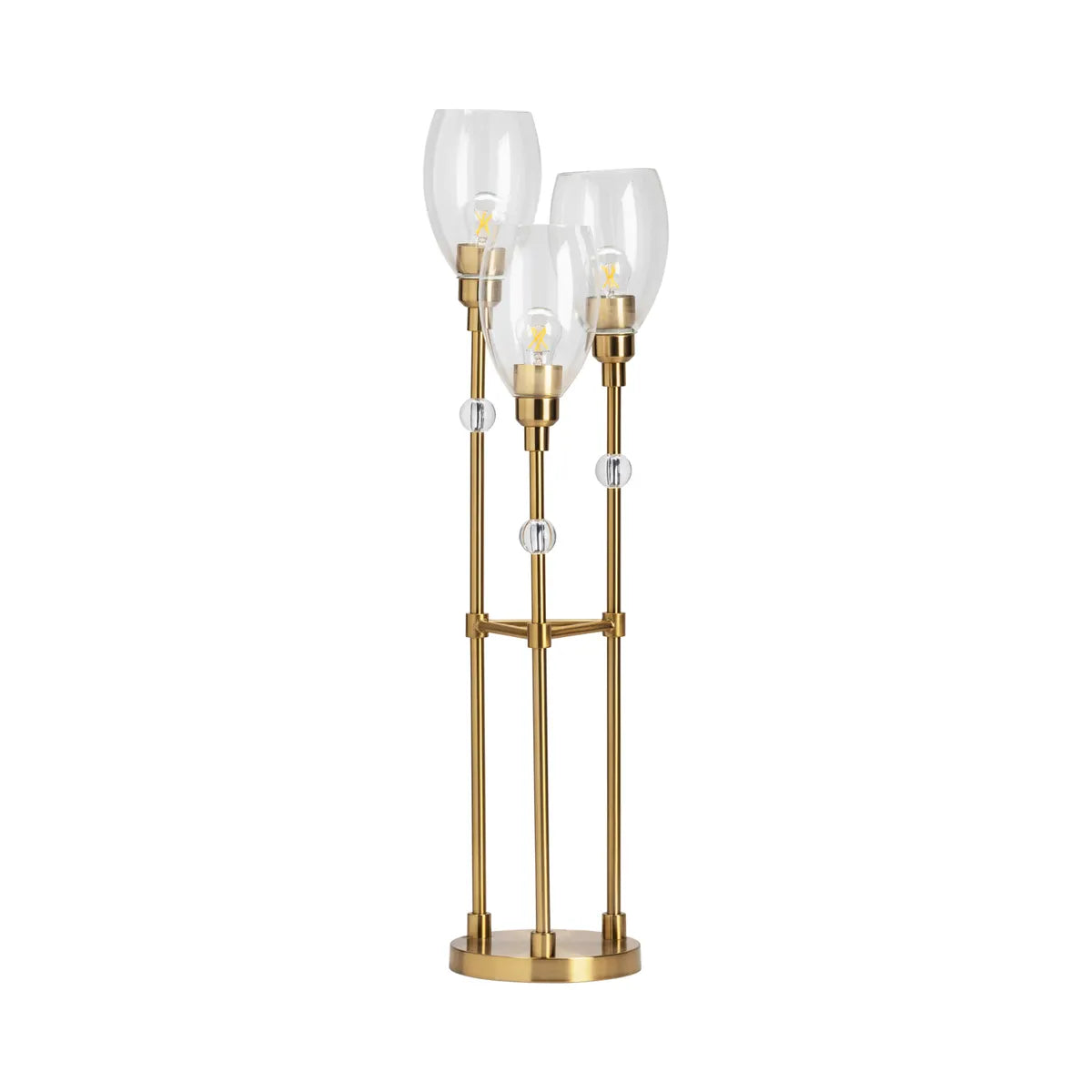 Vega of Ashfield Table Lamps (2-Pack), Gold, Transitional