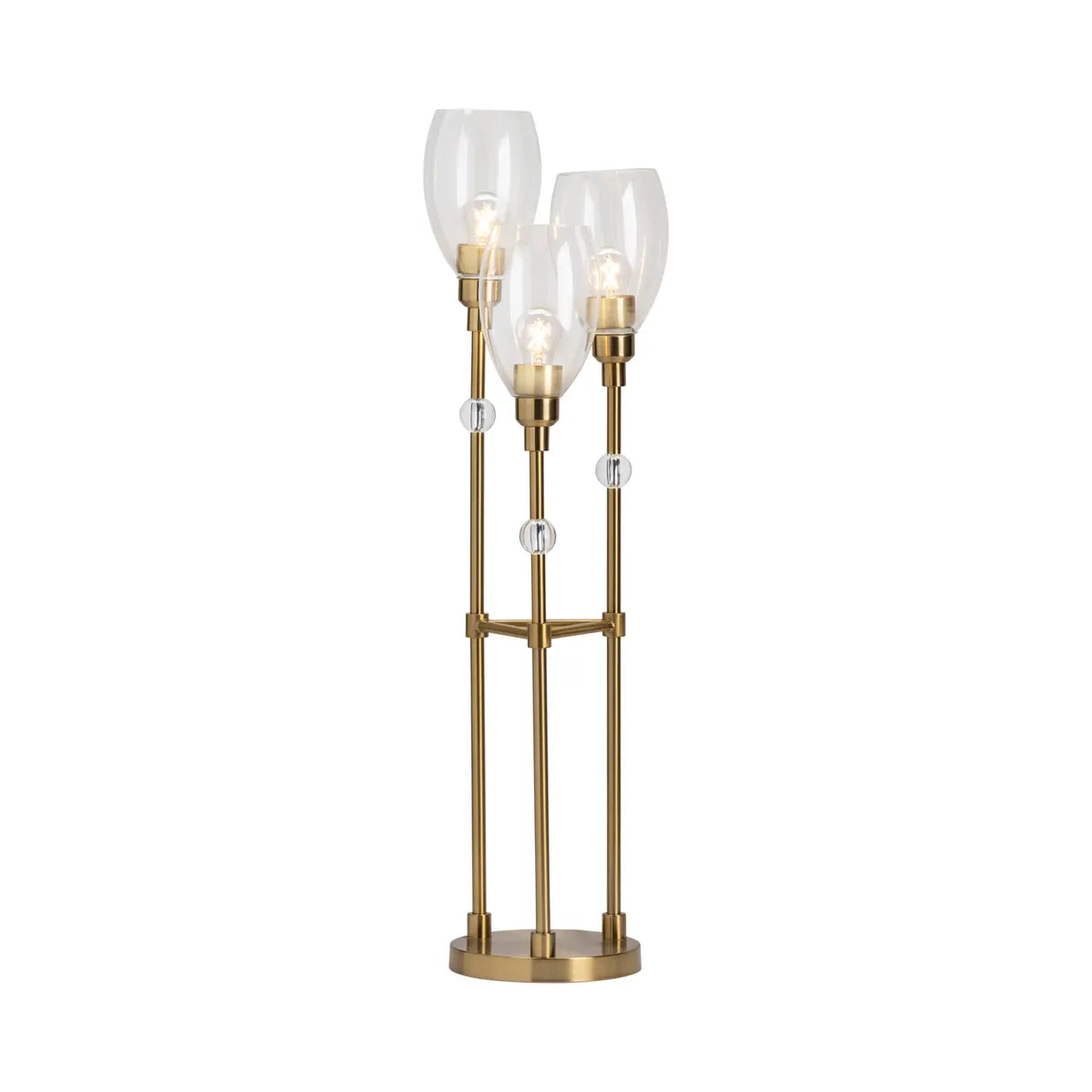 Vega of Ashfield Table Lamps (2-Pack), Gold, Transitional
