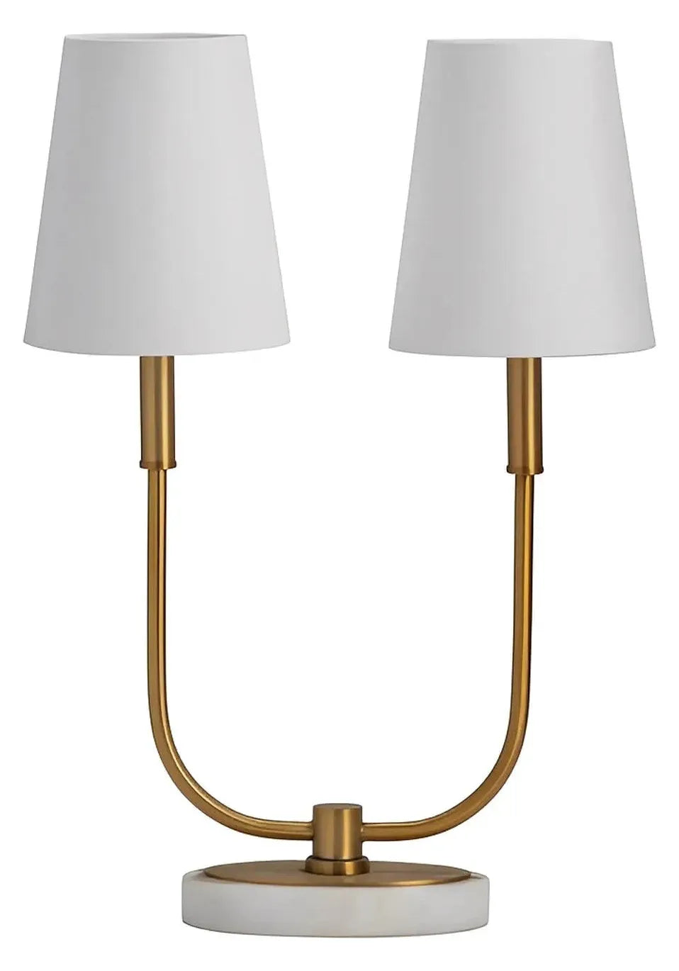 Lyra of Blue Hill Table Lamps (2-Pack), Gold, Contemporary