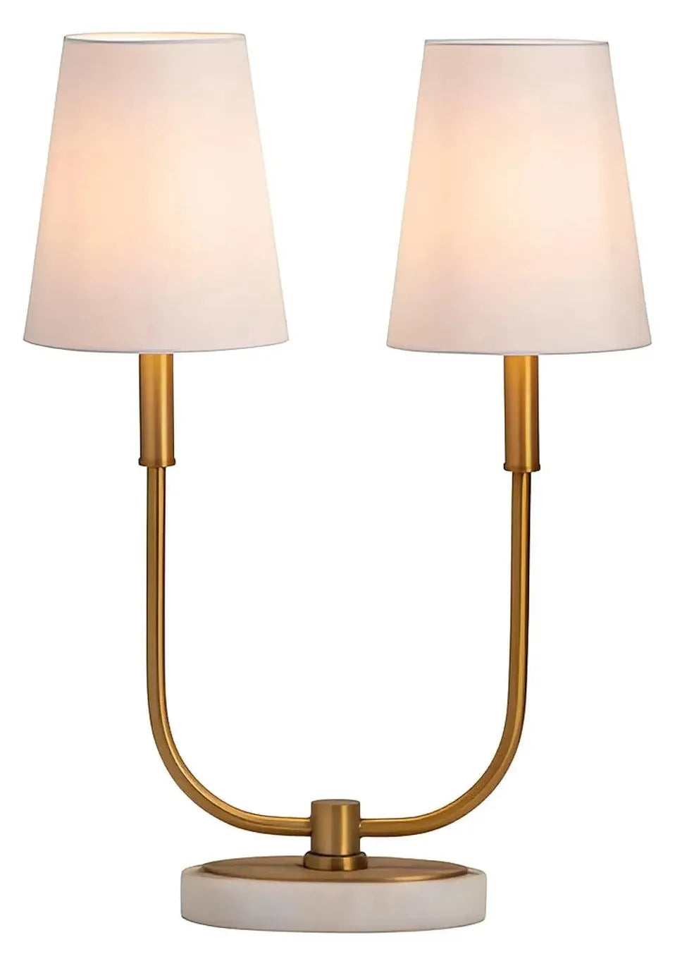 Lyra of Blue Hill Table Lamps (2-Pack), Gold, Contemporary