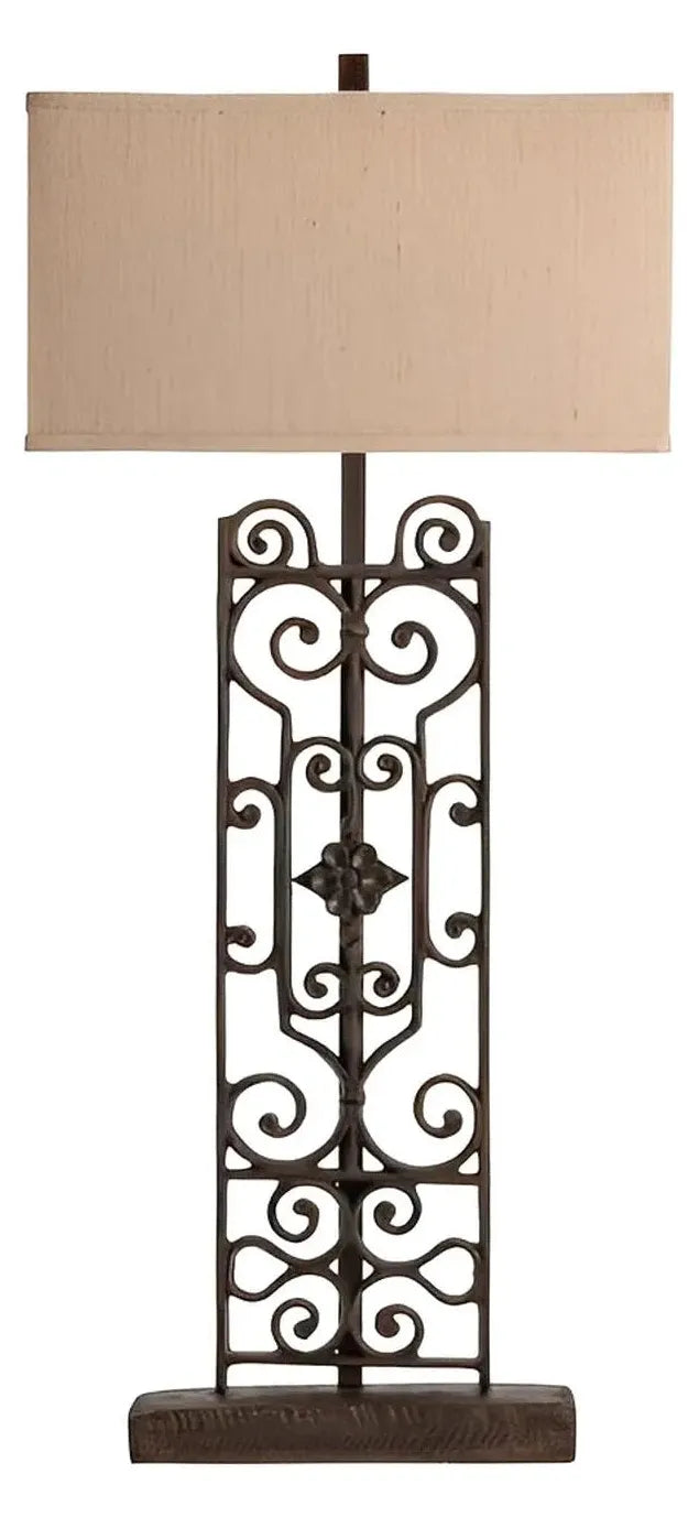 Lesath of Ogunquit Table Lamps (2-Pack), Bronze, Rustic