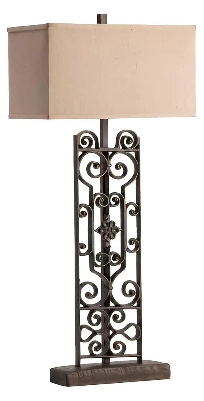 Lesath of Ogunquit Table Lamps (2-Pack), Bronze, Rustic