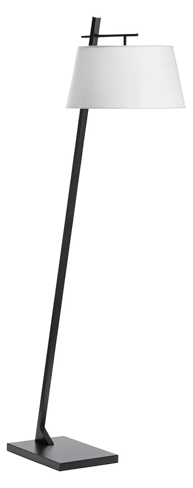 Black and White Burlington Floor Lamp, Contemporary