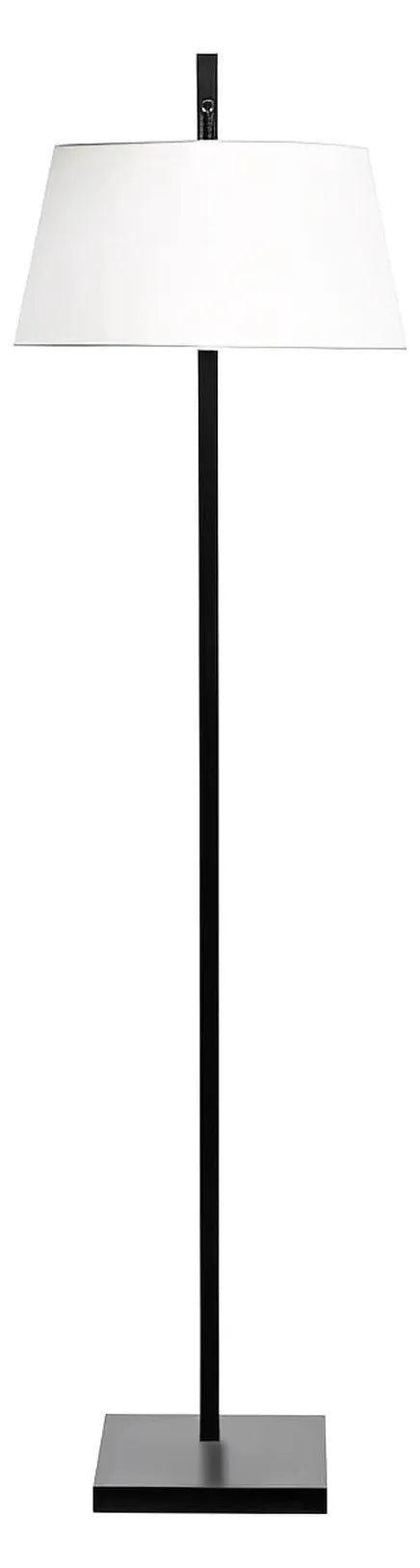 Black and White Burlington Floor Lamp, Contemporary