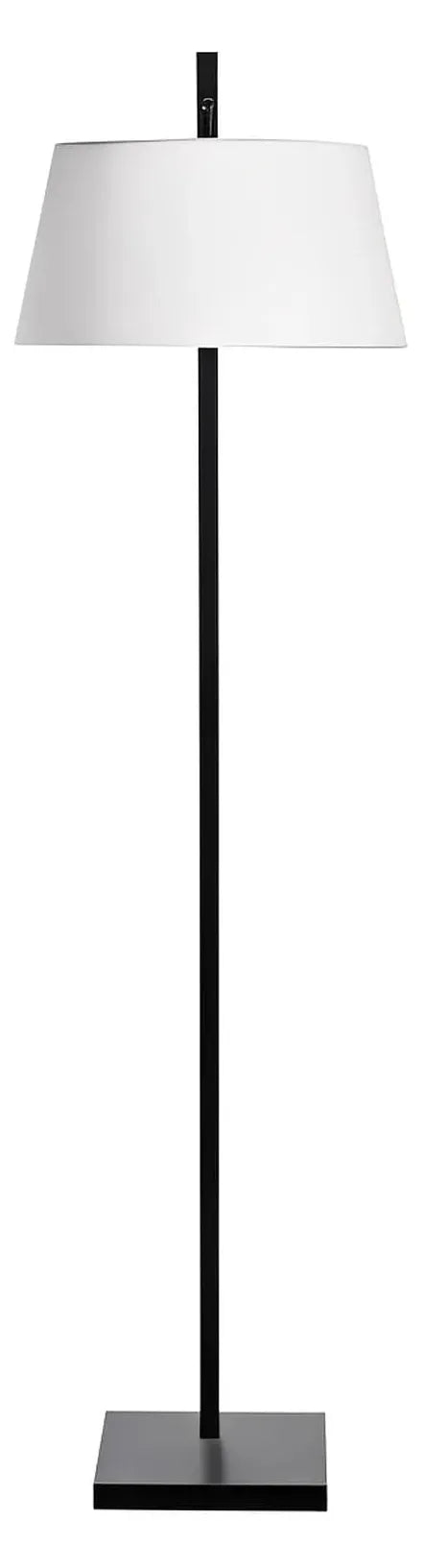 Black and White Burlington Floor Lamp, Contemporary