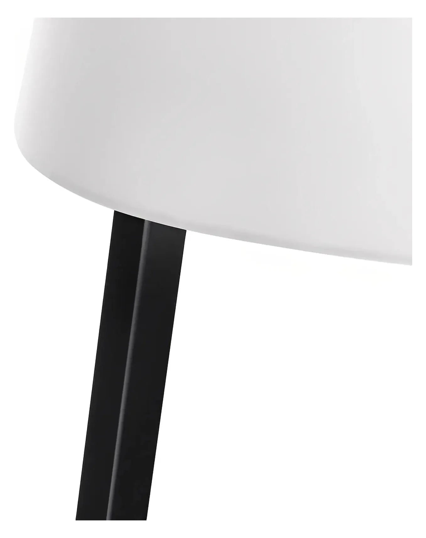 Black and White Burlington Floor Lamp, Contemporary