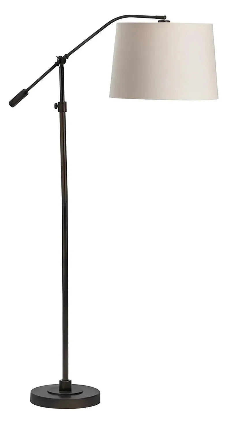 Diphda of Riverbend Floor Lamp, Black, Transitional