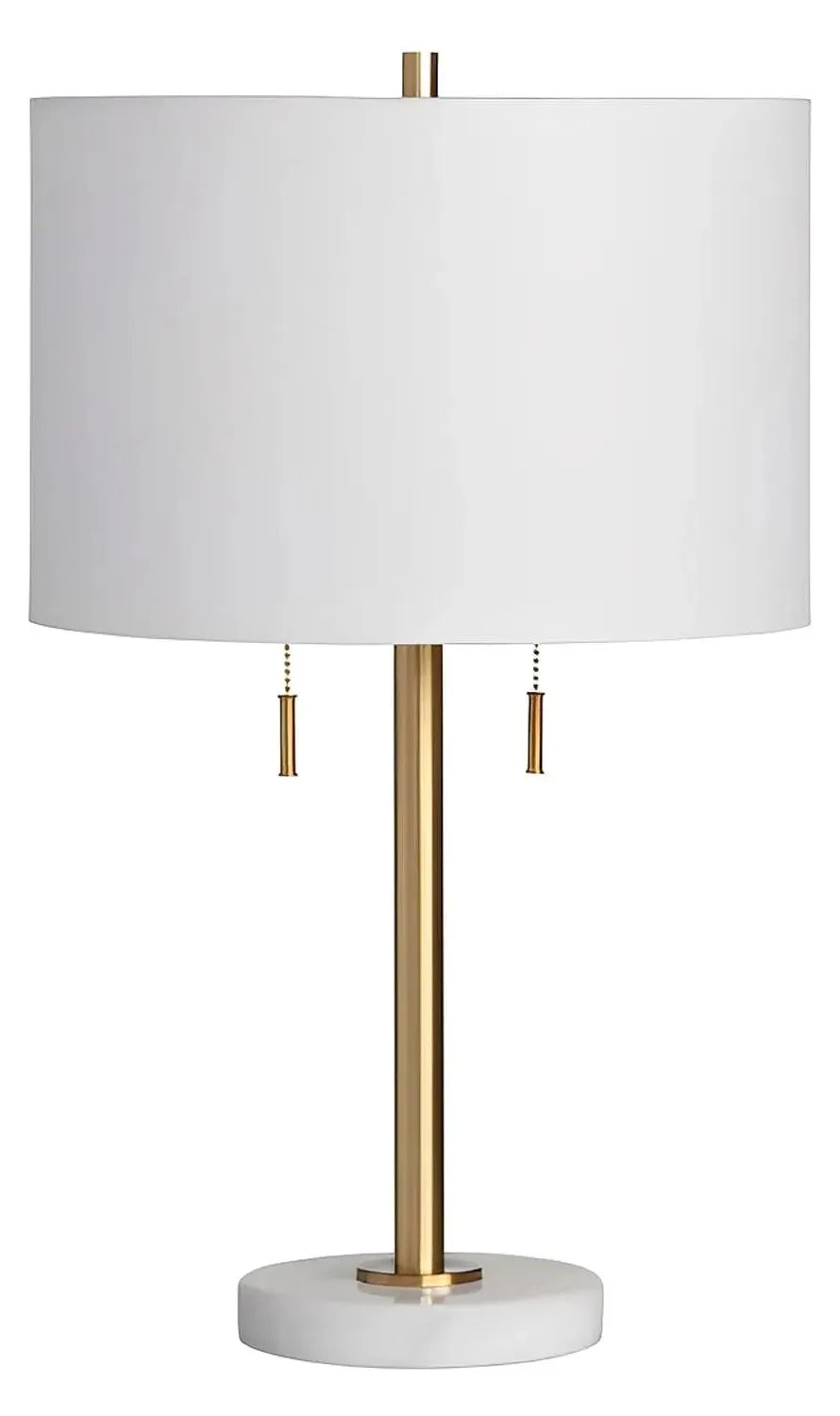 Gienah of Ocean Point Table Lamps (2-Pack), Gold, Contemporary
