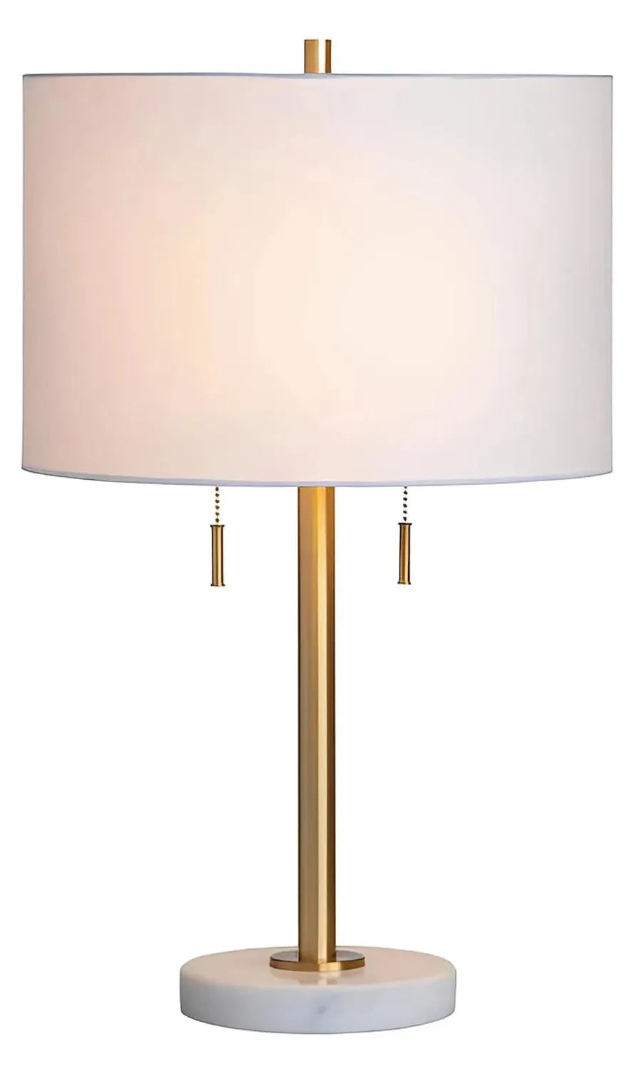 Gienah of Ocean Point Table Lamps (2-Pack), Gold, Contemporary