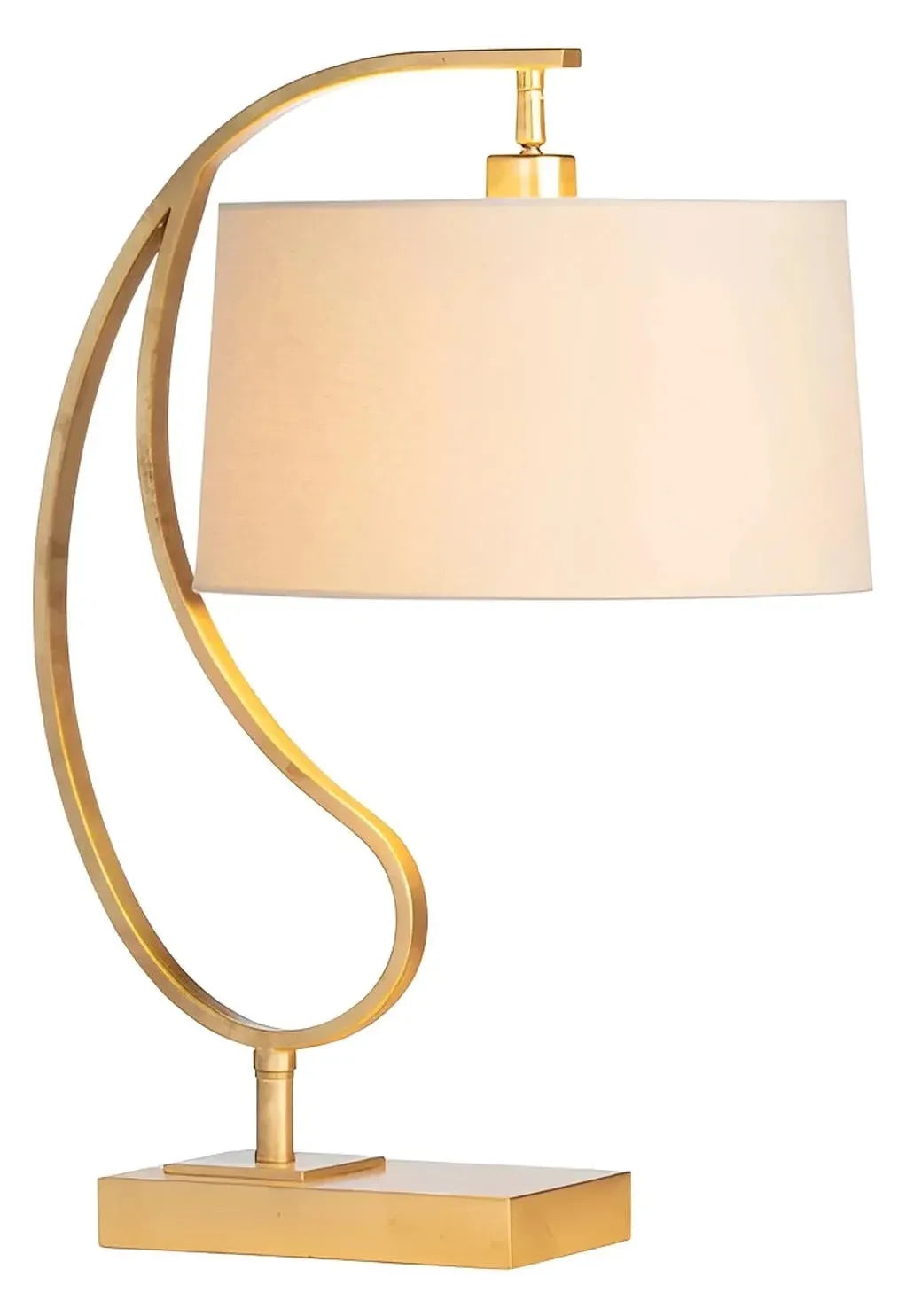 Eridani of Cedar Hill Table Lamps (2-Pack), Gold, Contemporary