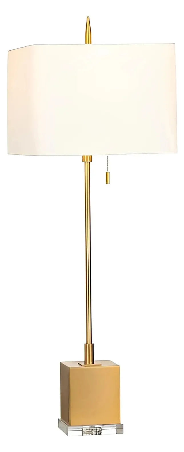 Castor of Willow Glen Table Lamp (2-Pack), Gold, Contemporary