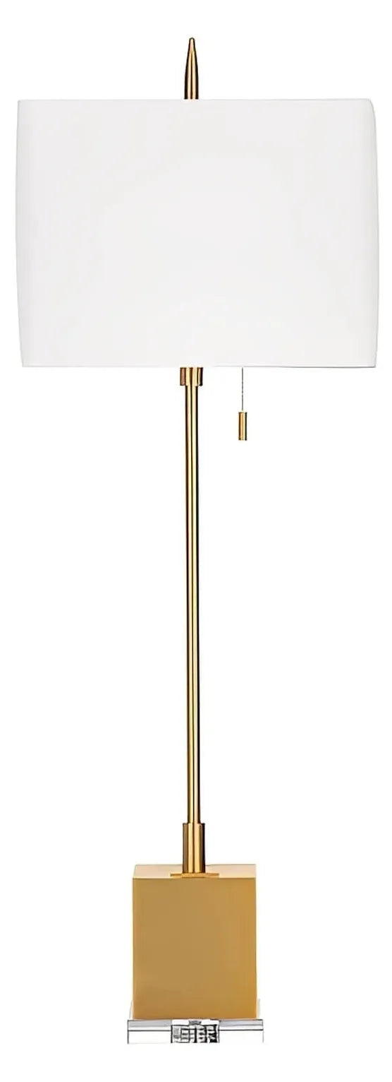 Castor of Willow Glen Table Lamp (2-Pack), Gold, Contemporary