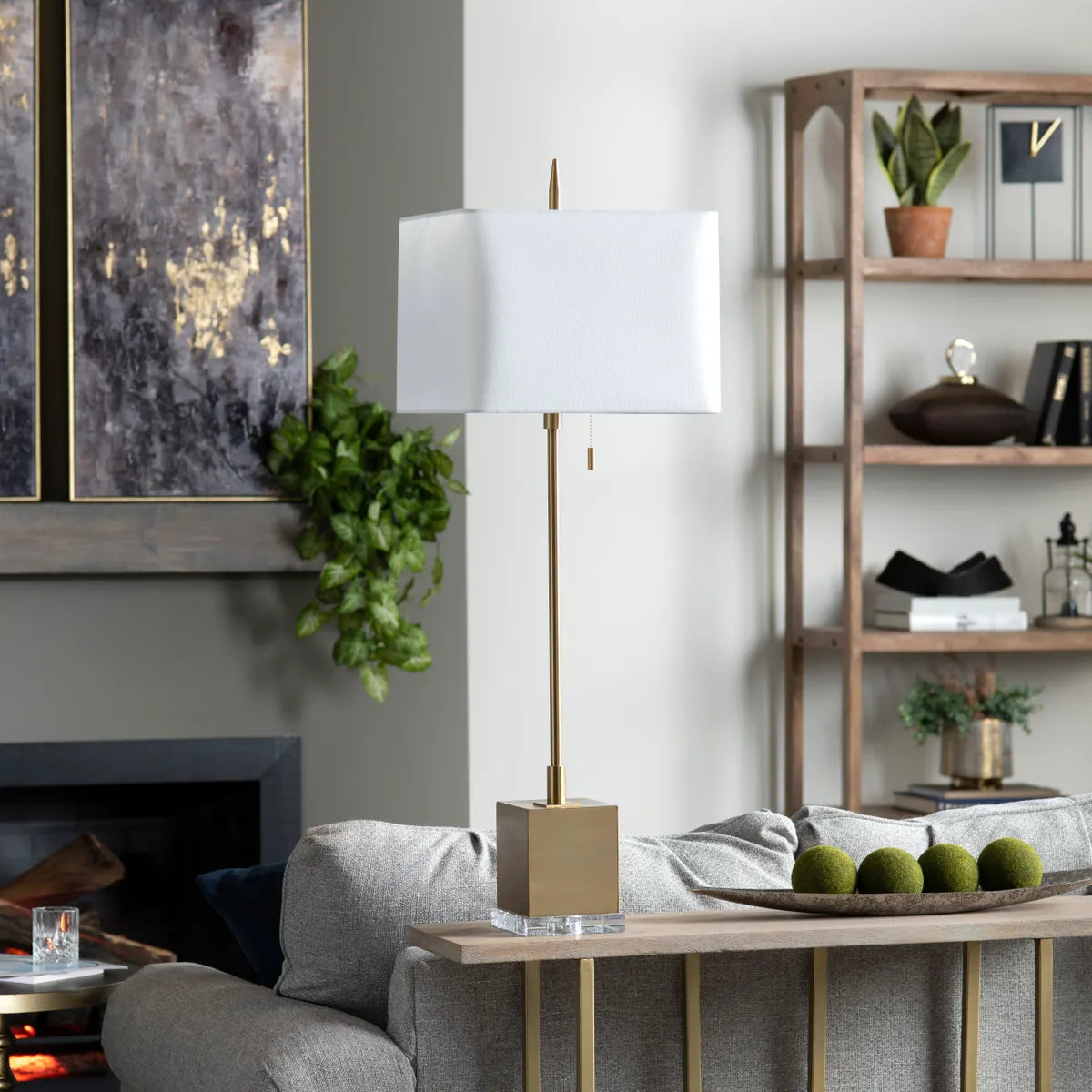 Baker Pull Chain Buffet Lamp (2-Pack)