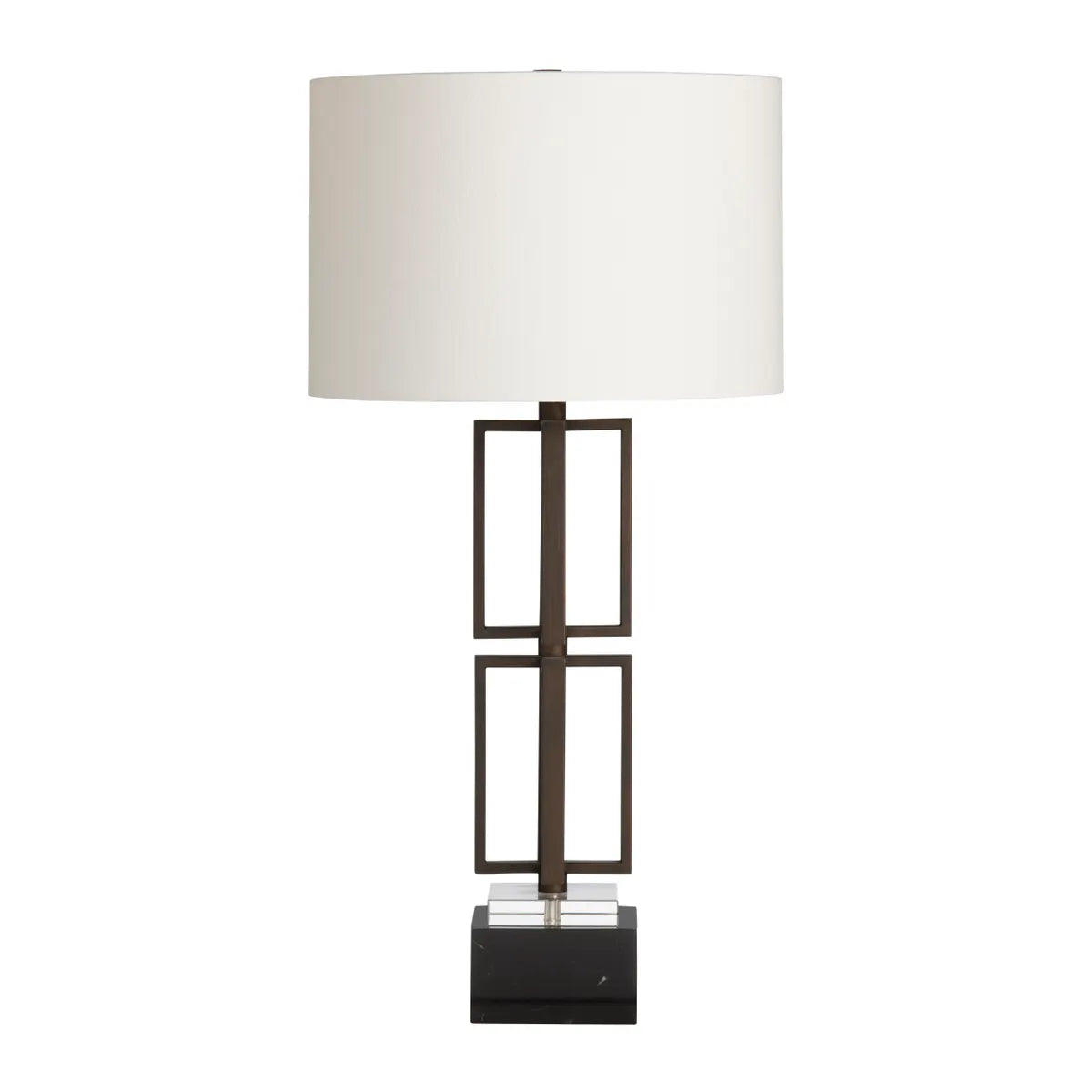 Wezen of Ashfield Table Lamps (2-Pack), Black, Transitional