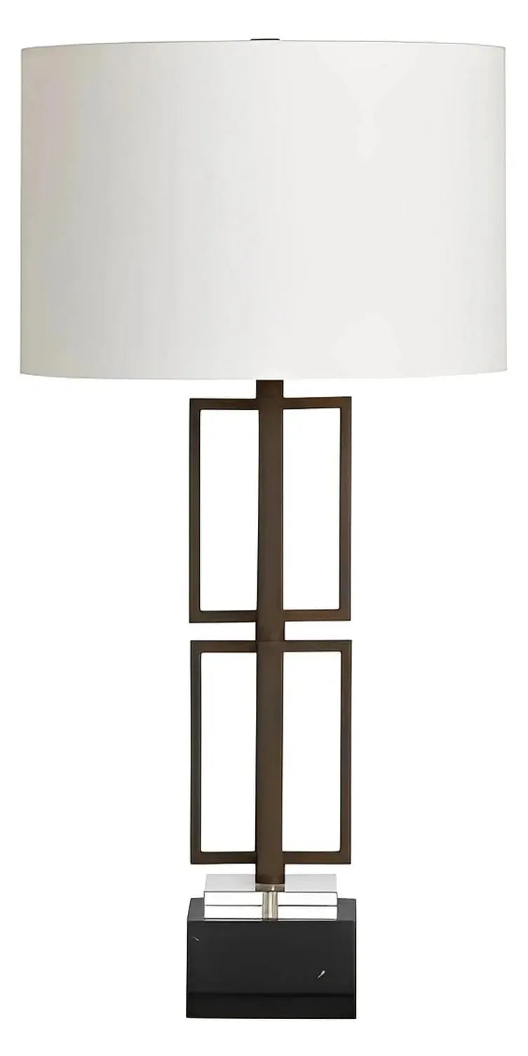 Wezen of Ashfield Table Lamps (2-Pack), Black, Transitional