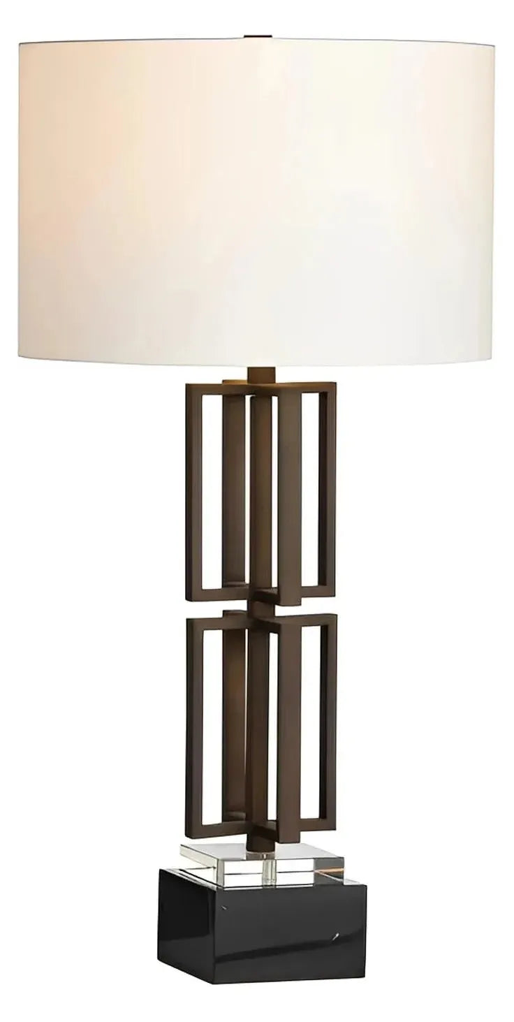 Wezen of Ashfield Table Lamps (2-Pack), Black, Transitional