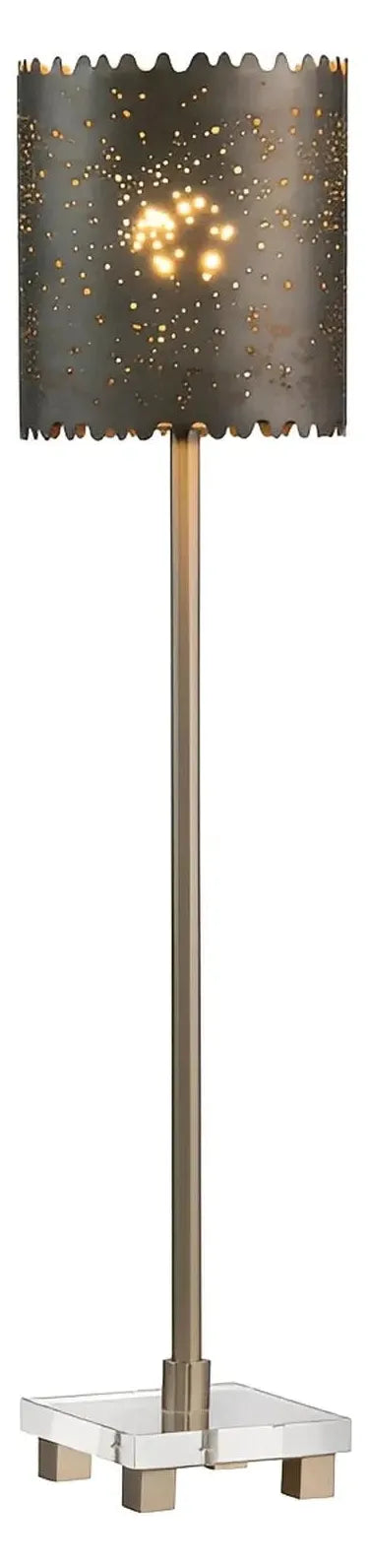 Procyon of Maplewood Table Lamp (2-Pack), Grey, Transitional