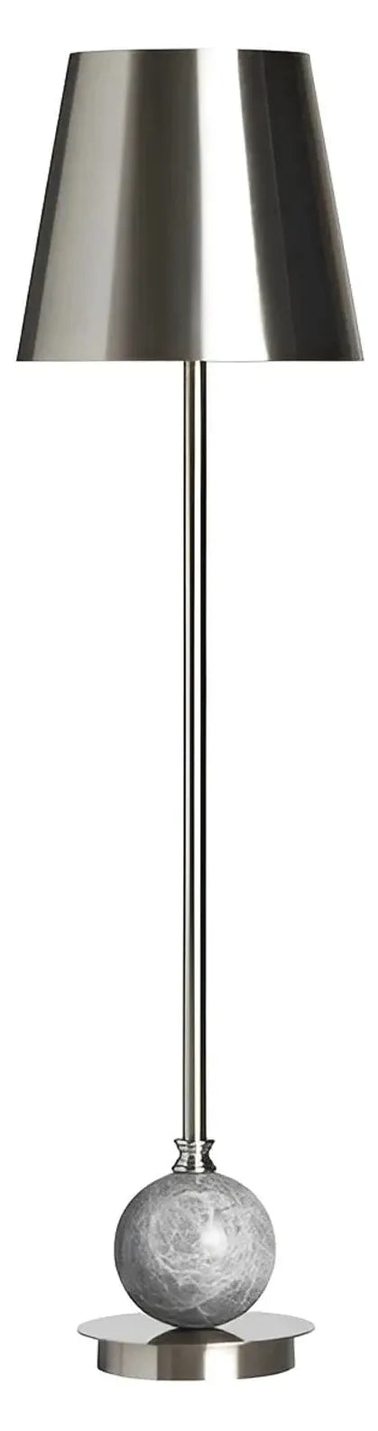 Vindemiatrix of Seacoast Table Lamp (2-Pack), Silver, Contemporary