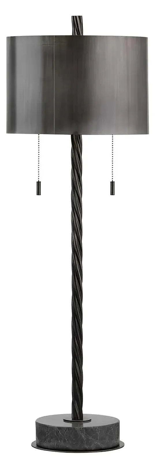 Deneb of Bay Harbor Table Lamp (2-Pack), Grey, Transitional