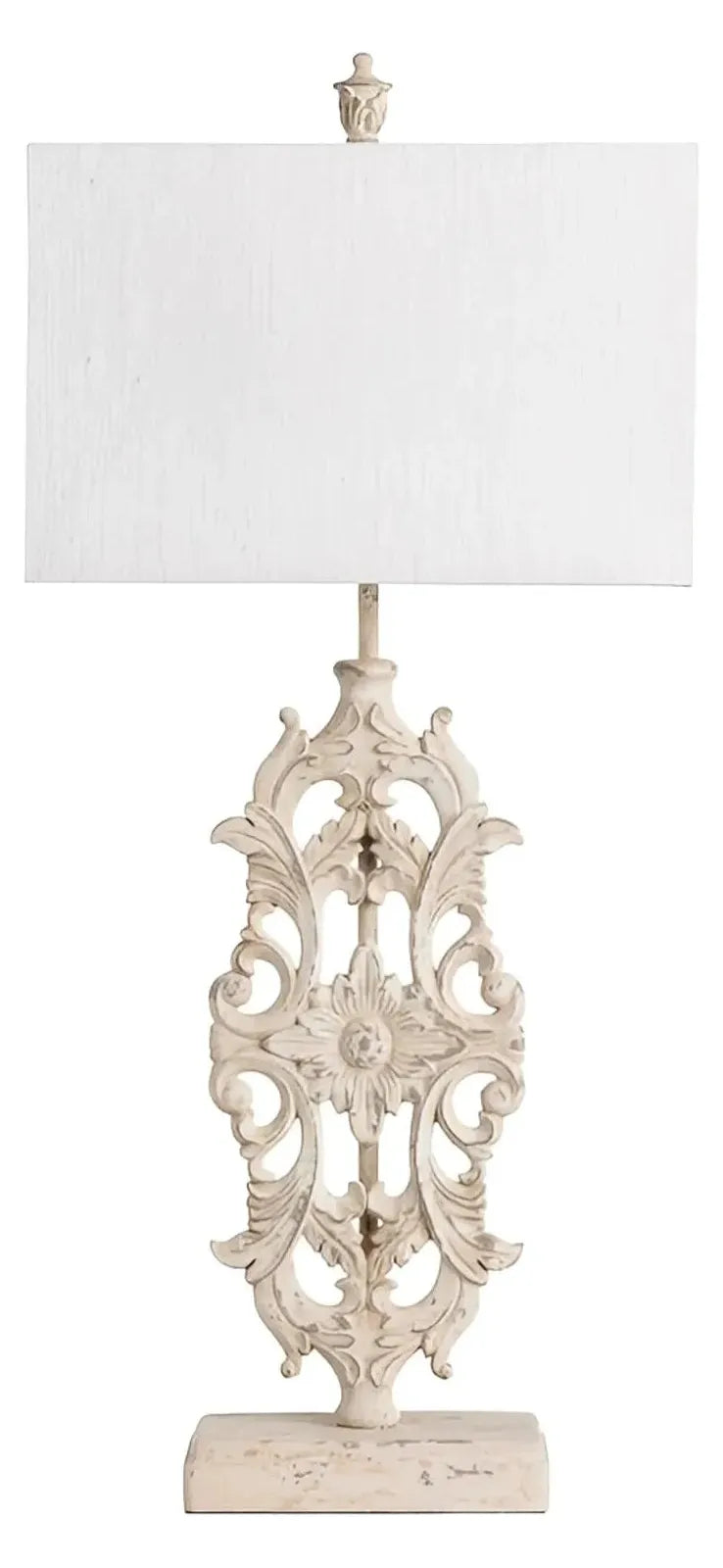 Corvus of Providence Table Lamps (2-Pack), White, Traditional