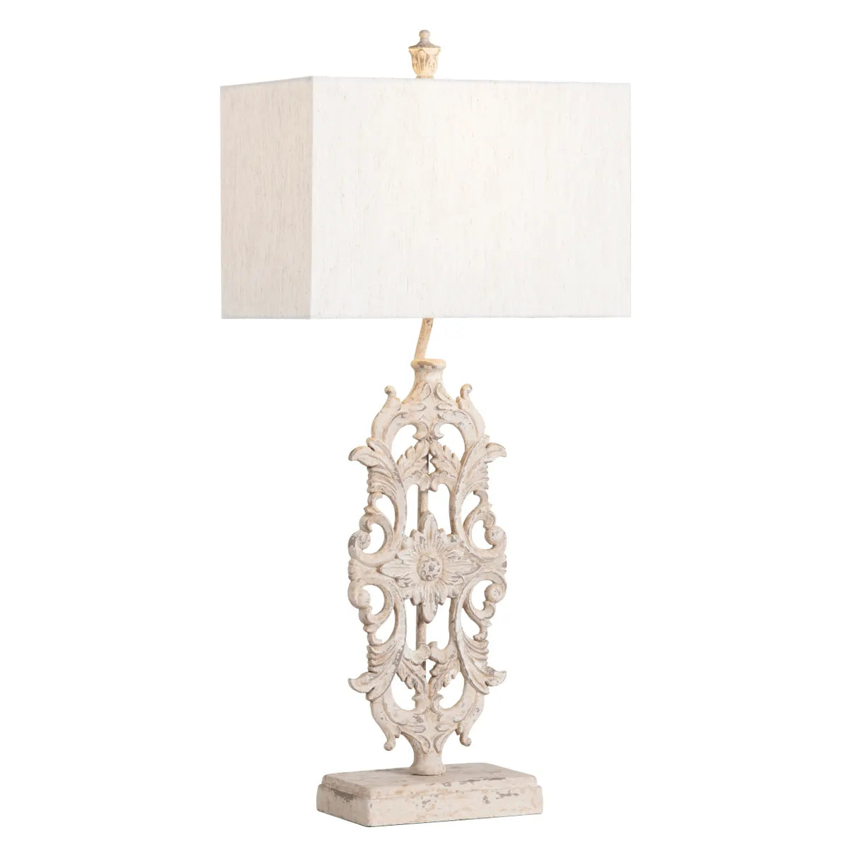 Corvus of Providence Table Lamps (2-Pack), White, Traditional