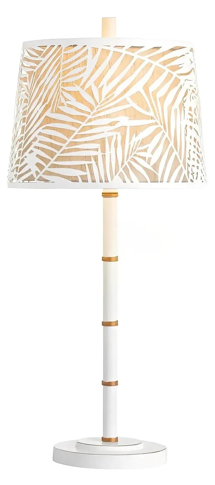 Lupus of Maple Ridge Table Lamps (2-Pack), White, Coastal