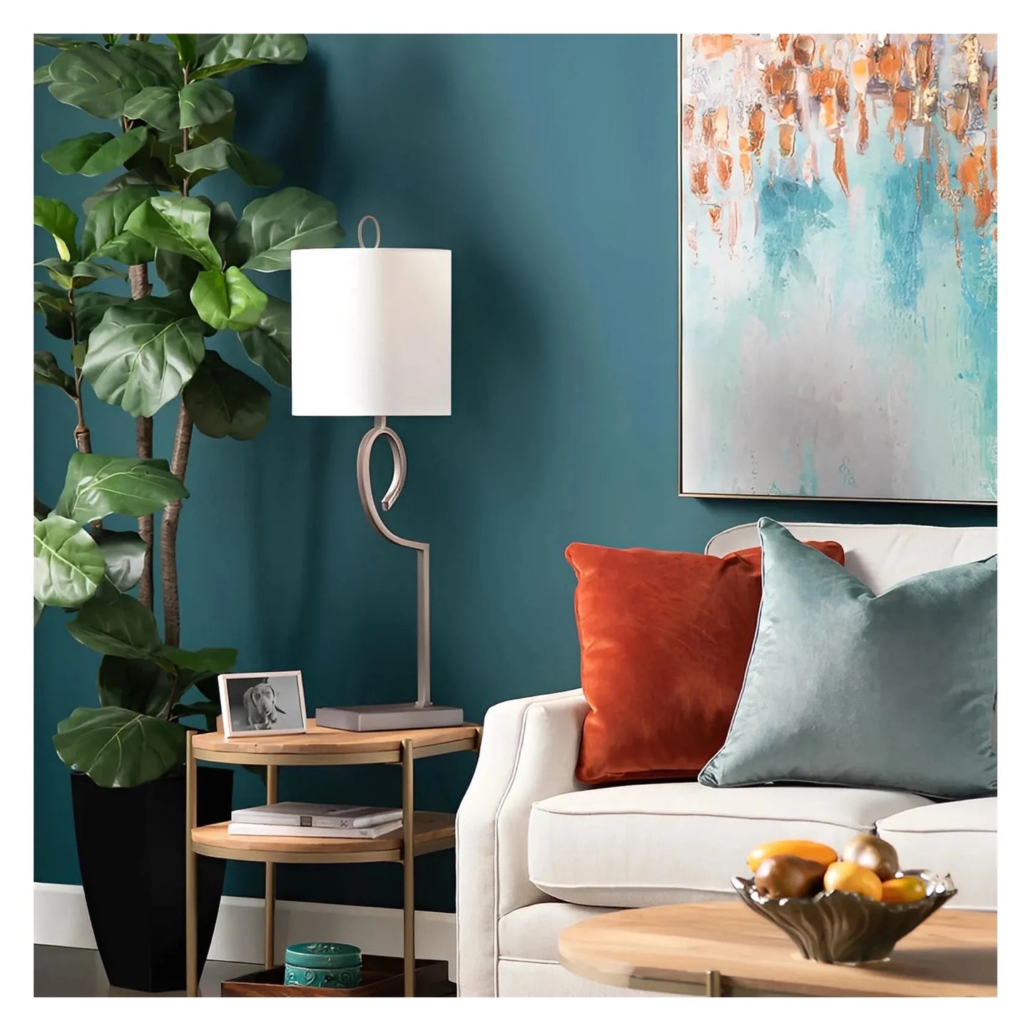 Sheratan of Bennington Table Lamps (2-Pack), Bronze, Contemporary