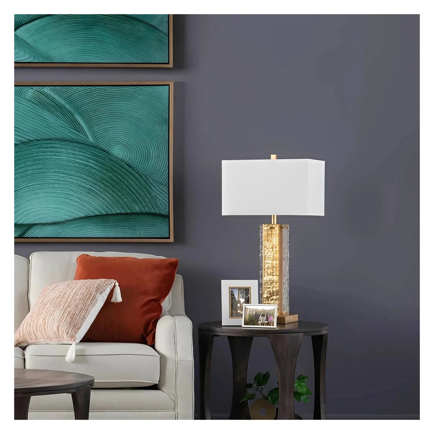 Thalim of Millbrook Table Lamps (2-Pack), Gold, Transitional