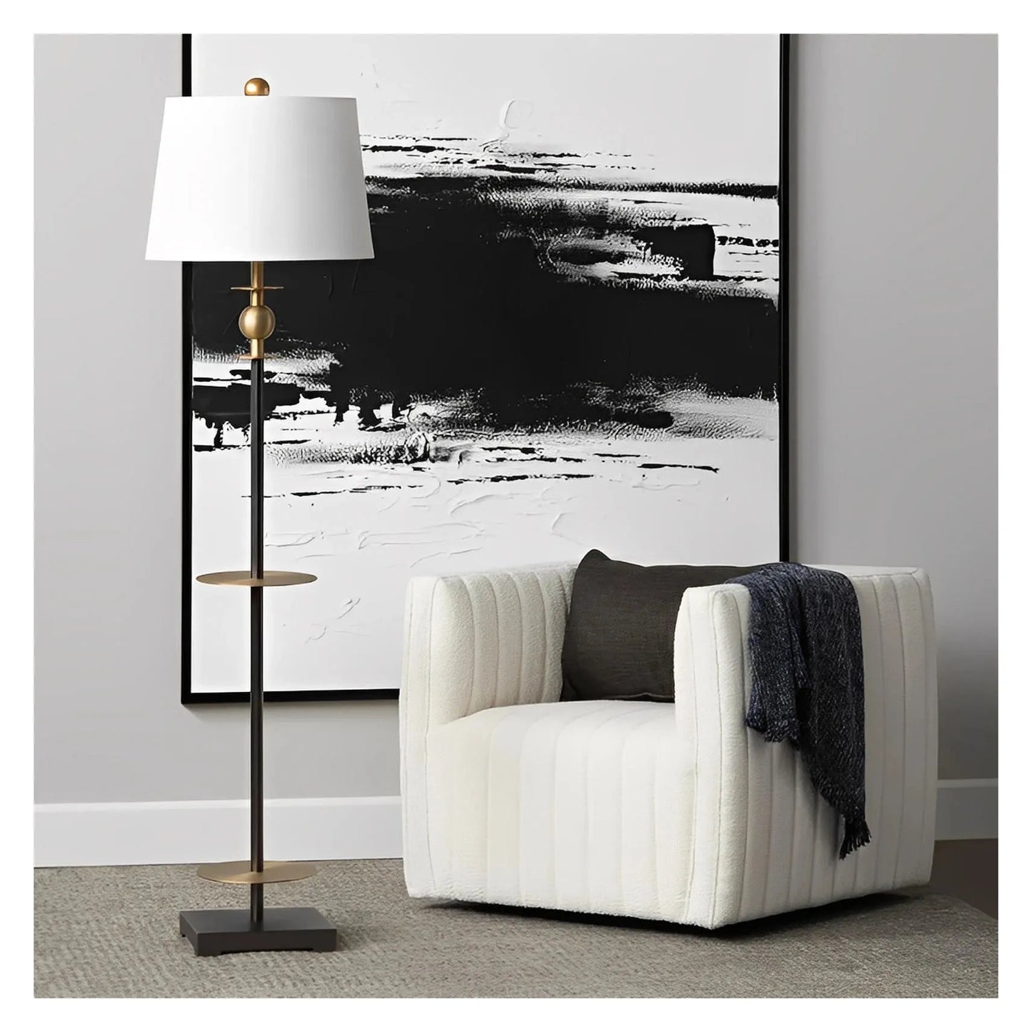 Nunki of Merrimack Valley Floor Lamp, Bronze, Contemporary