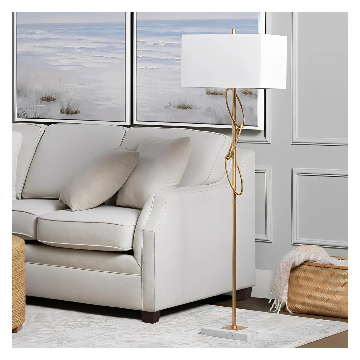 Gienah of Appleton Floor Lamp, Contemporary
