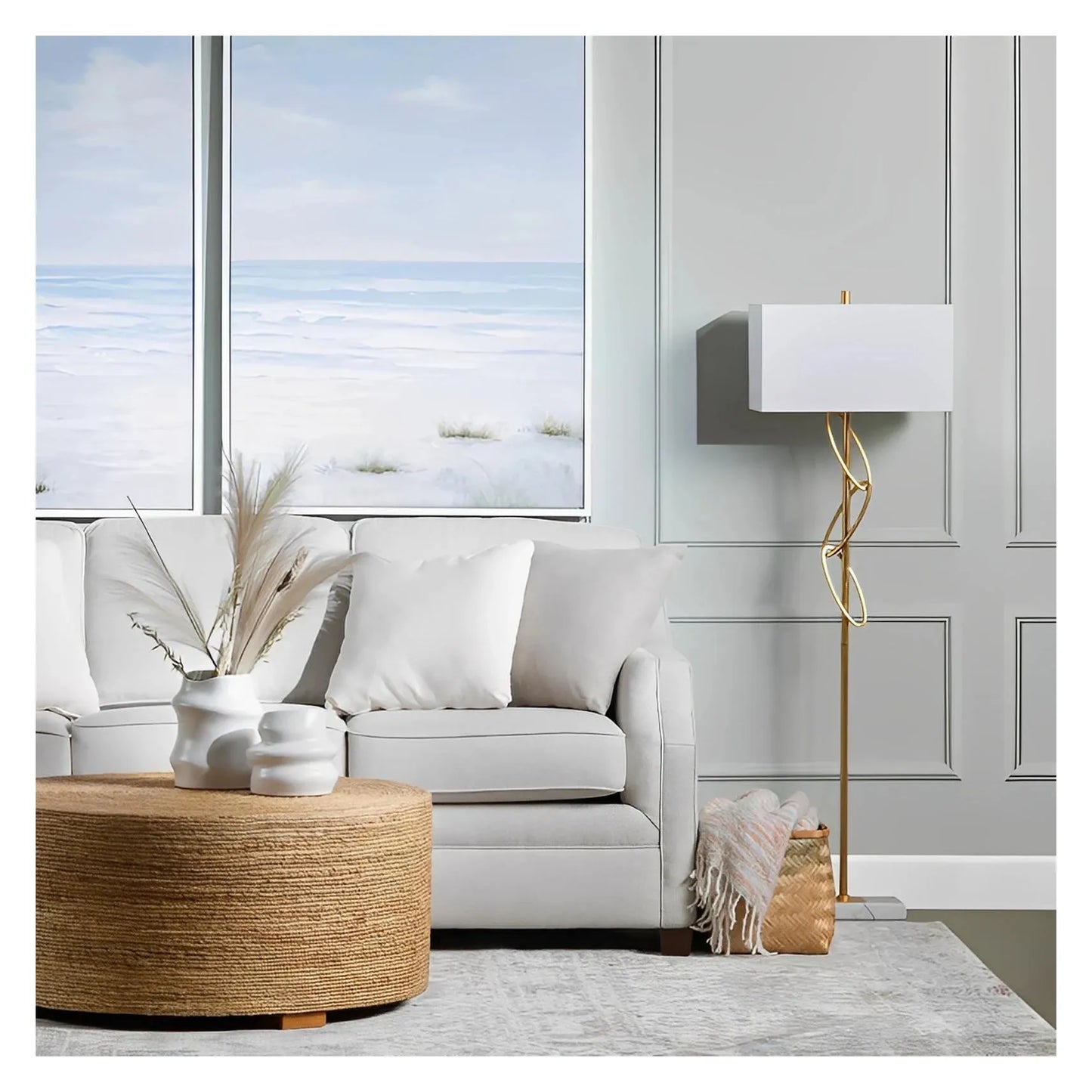 Gienah of Appleton Floor Lamp, Contemporary
