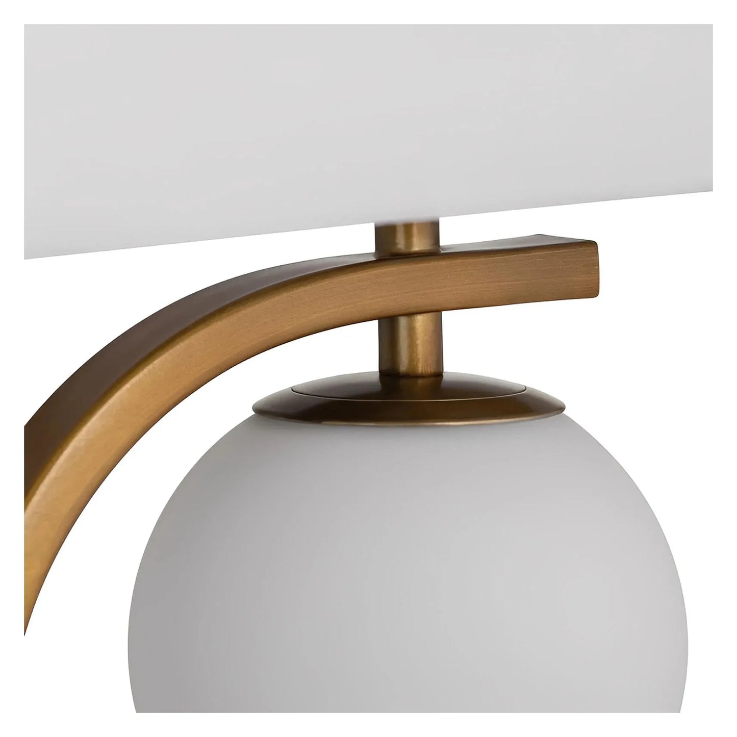 Unukalhai of Essex Harbor Floor Lamp, Gold, Contemporary