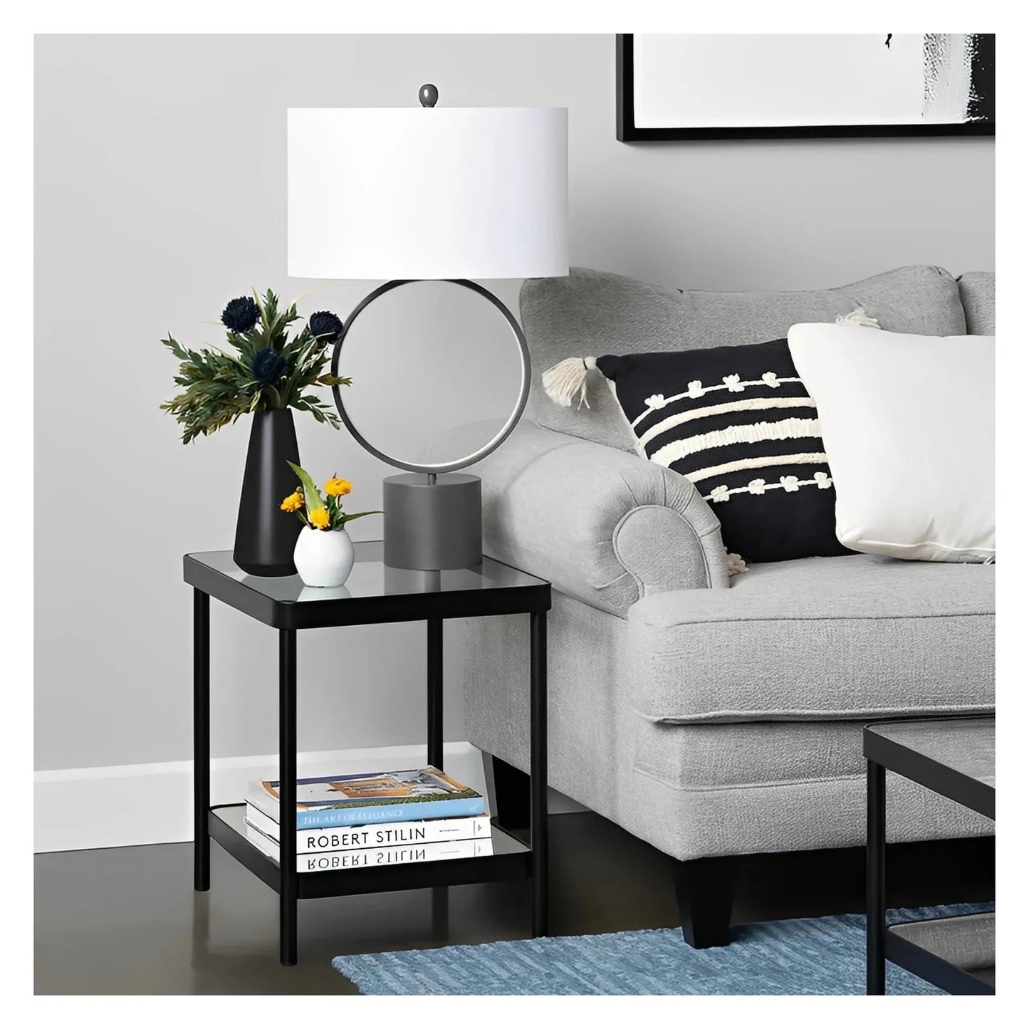 Unukalhai of Willow Springs Table Lamps (2-Pack), Grey, Contemporary